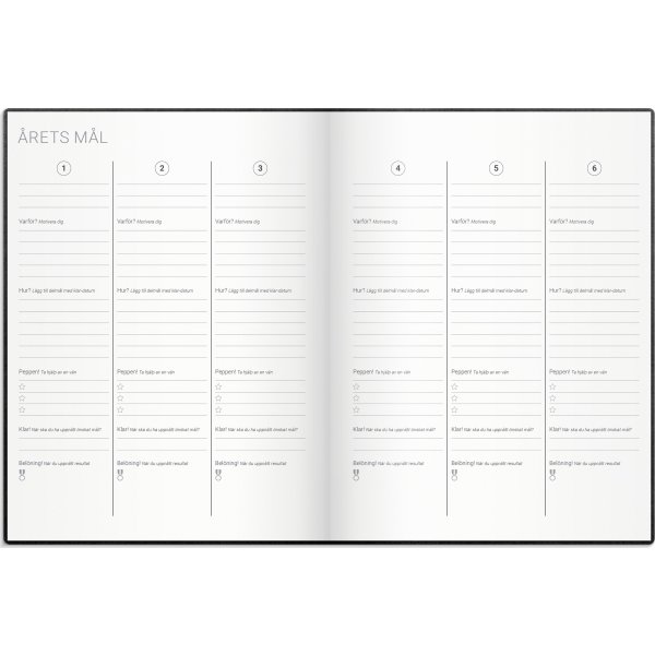 Burde 2026 Kalender, Goal Planner