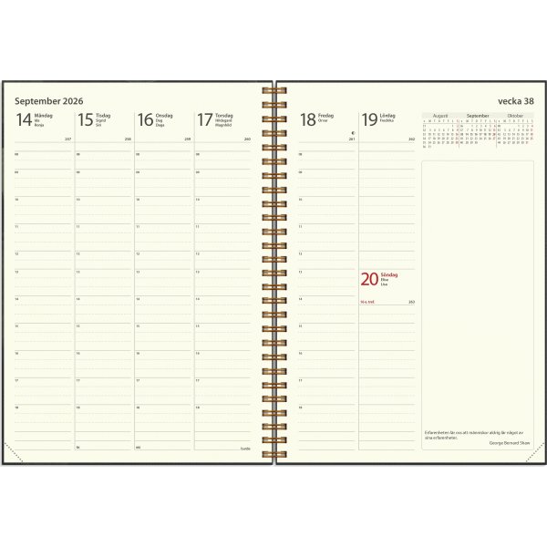 Burde 2026 Kalender, Lantdrömmar
