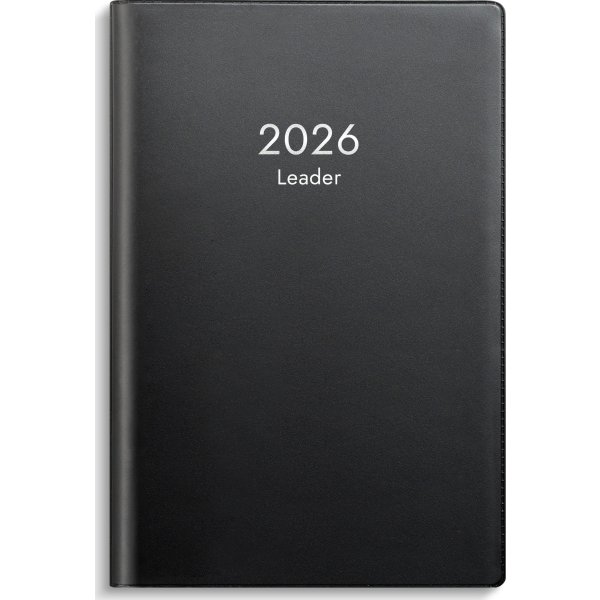 Burde 2026 Kalender Leader, Plast, Svart