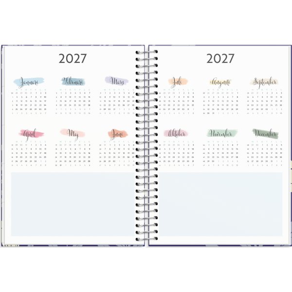 Burde 2026 Kalender, Life Organizer, Blå