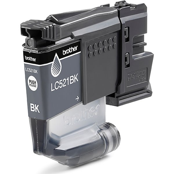 Brother LC521BK bläckpatron, svart
