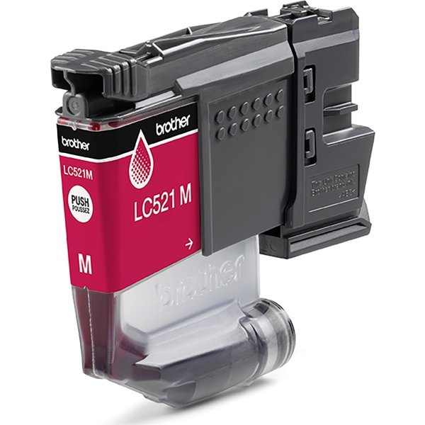 Brother LC521M bläckpatron, magenta