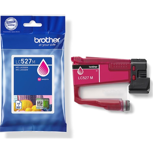 Brother LC527M bläckpatron, magenta, 900 sidor