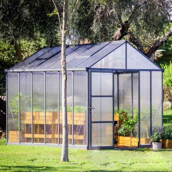 Palram Canopia Glory Växthus, 9,2 m2, grå