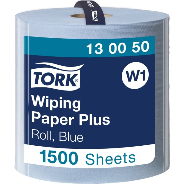 Tork W1 Plus Torkpapper, Blå, 2-lags, 1 rl