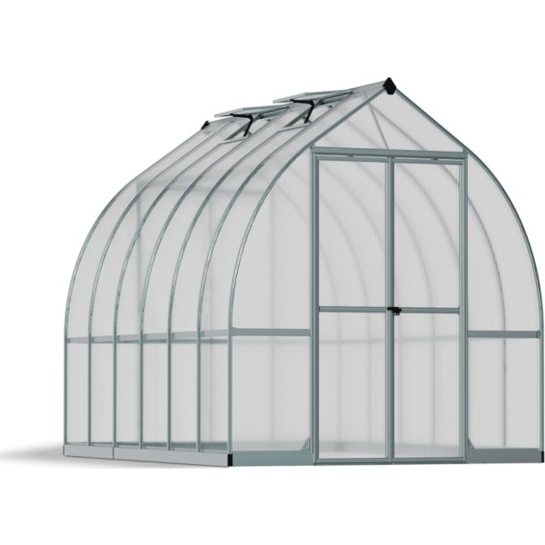 Palram Canopia Bella Växthus, 9 m2, silver
