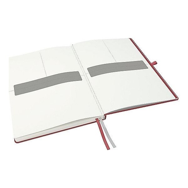 Leitz Complete anteckningsbok A4, rutat, röd