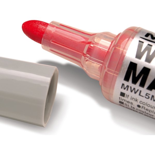 Pentel Maxiflo Whiteboardpenna, röd