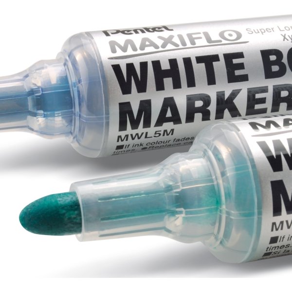 Pentel Maxiflo Whiteboardpenna, grön