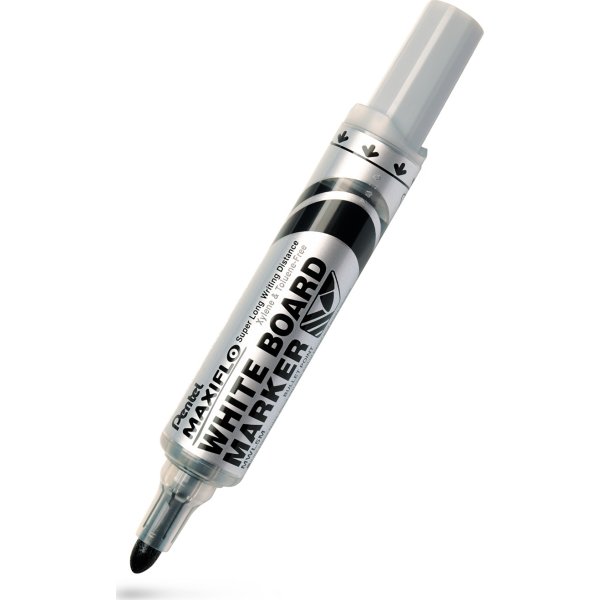 Pentel Maxiflo Whiteboardpenna, svart