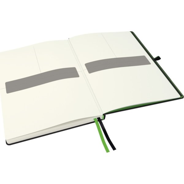 Leitz Complete anteckningsbok A4, rutat, svart