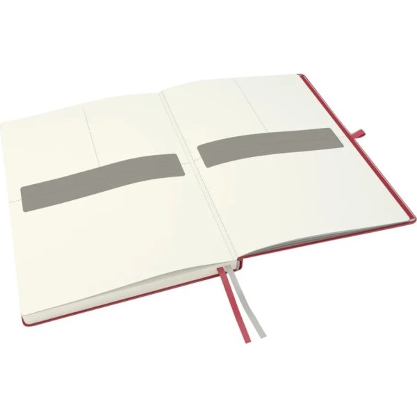 Leitz Complete anteckningsbok A4, linjerat, röd