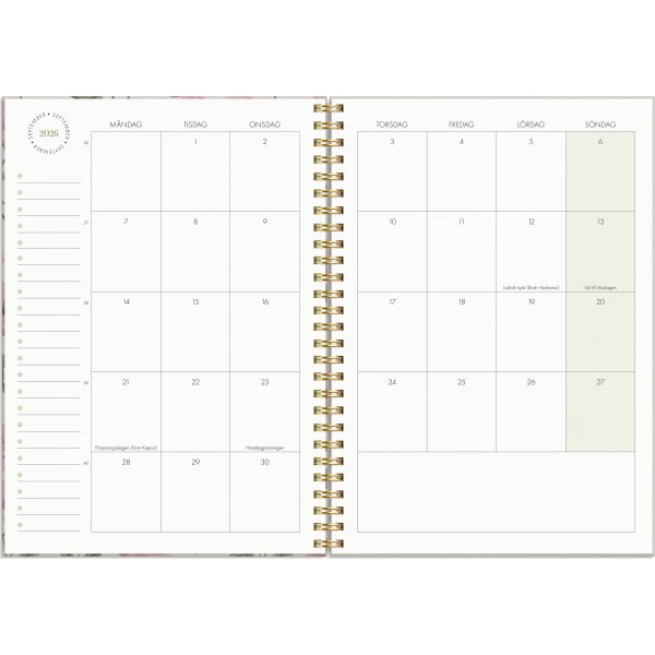 Burde 2026 Kalender, Life Planner, Essentials A5