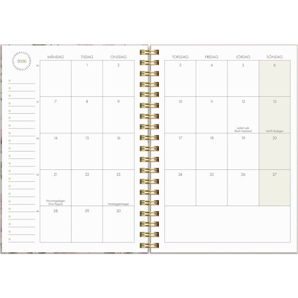 Burde 2026 Kalender, Life Planner, Essentials A6