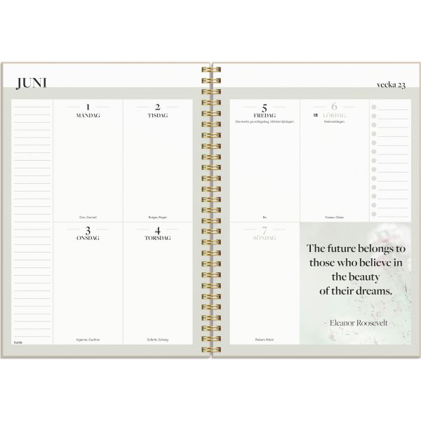 Burde 2026 Kalender, Life Planner, Inspiration