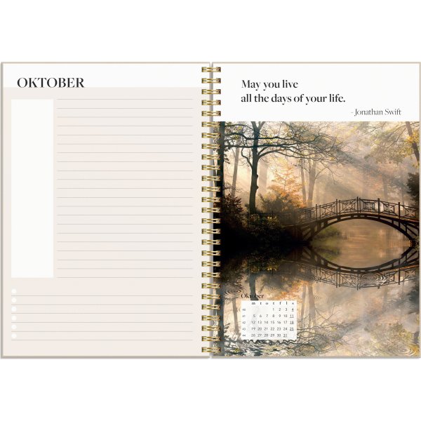 Burde 2026 Kalender, Life Planner, Inspiration