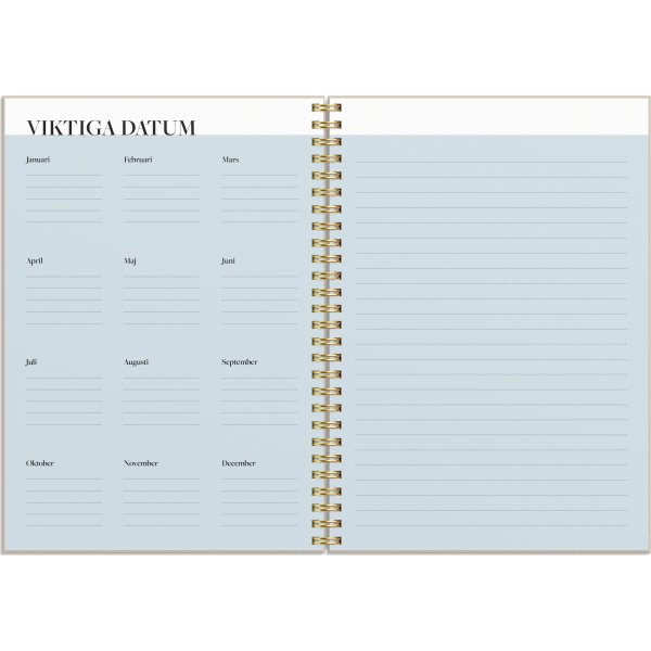Burde 2026 Kalender, Life Planner, Inspiration
