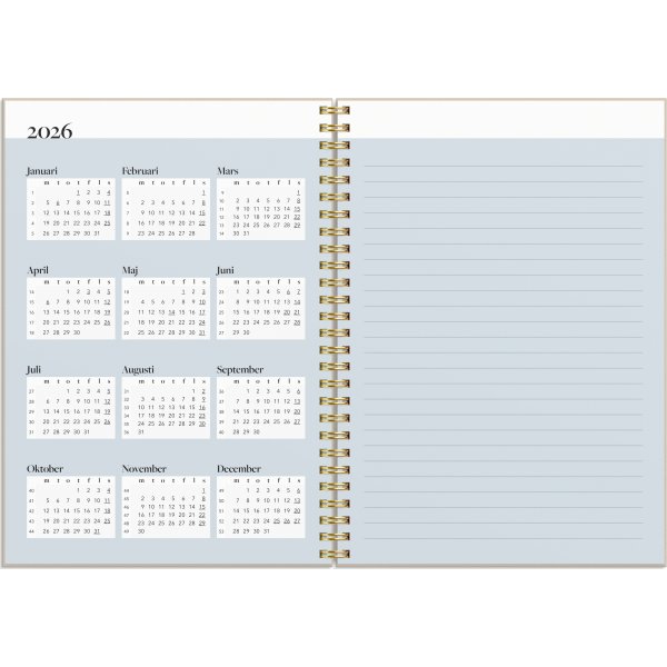 Burde 2026 Kalender, Life Planner, Inspiration