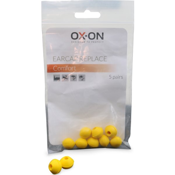 OX-ON Proppar för bygelhörselskydd Comfort, 5 par