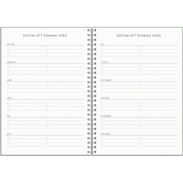 Burde 2026 Kalender, Plan More