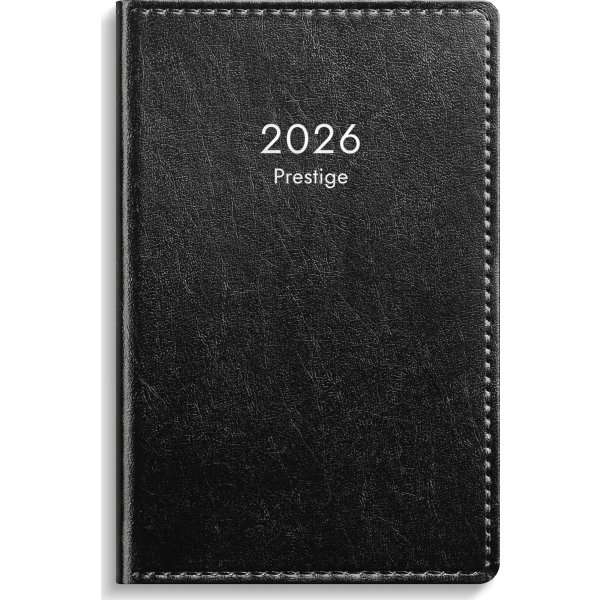 Burde 2026 Kalender Prestige, Konstläd, Svart, Inb