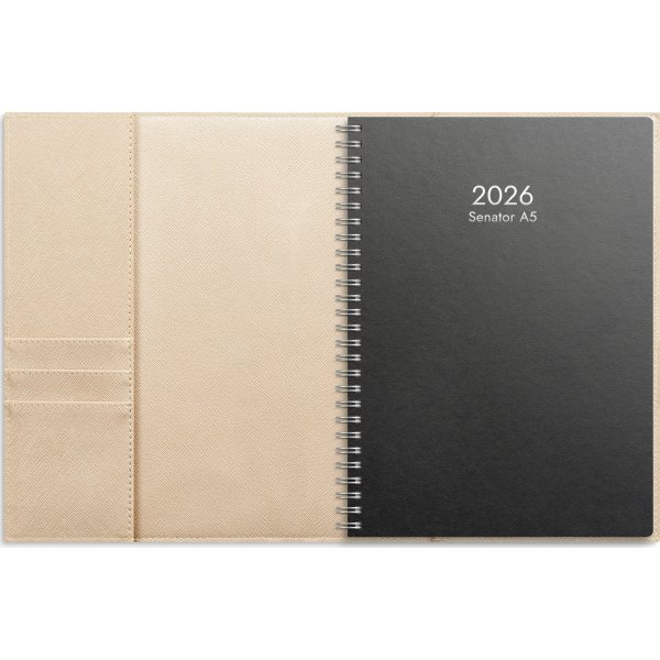 Burde 2026 Senator A5 Tora konstläder, Beige