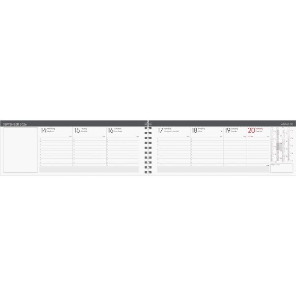 Burde 2026 Kalender, Stor Plankalender, Trend