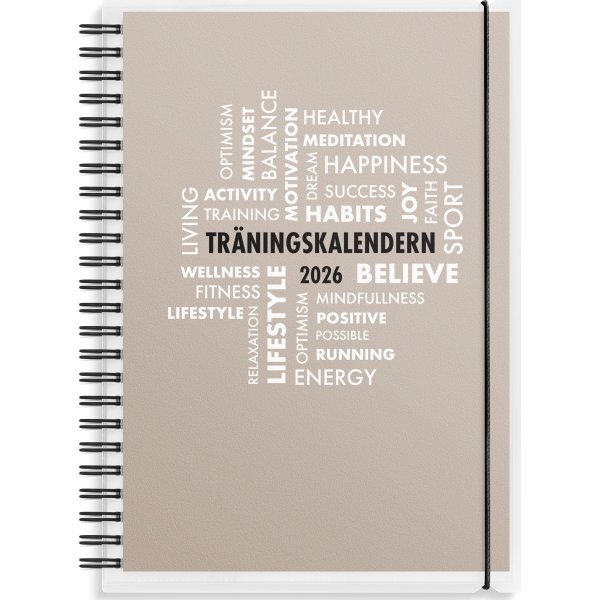 Burde 2026 Träningskalendern, A5, 2i1