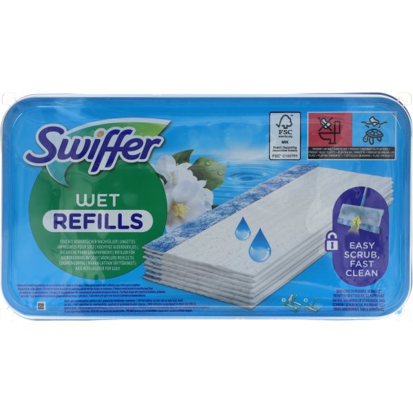 Swiffer Golvmopp Wet Refills, 20 våtservetter