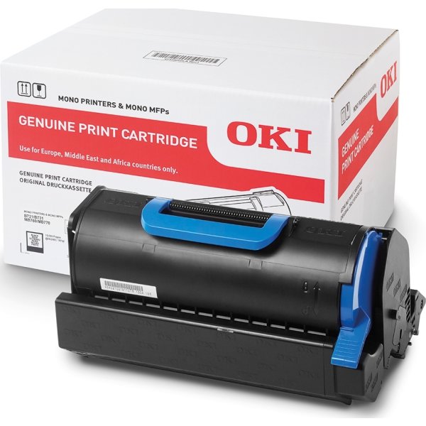 Lasertoner OKI 45488802 Svart 18 000 sidor