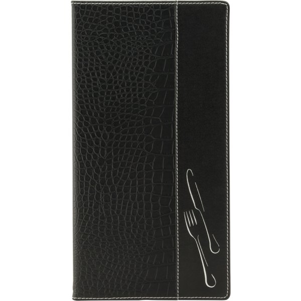 Securit Crocodile Menyomslag | A45 | Svart