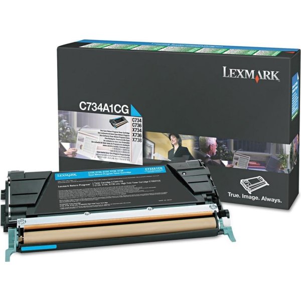 Lasertoner Lexmark X746A1CG Blå 7000 sidor
