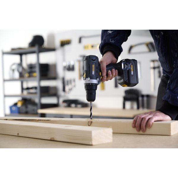 Probuilder 18V Borrmaskin, batteridriven