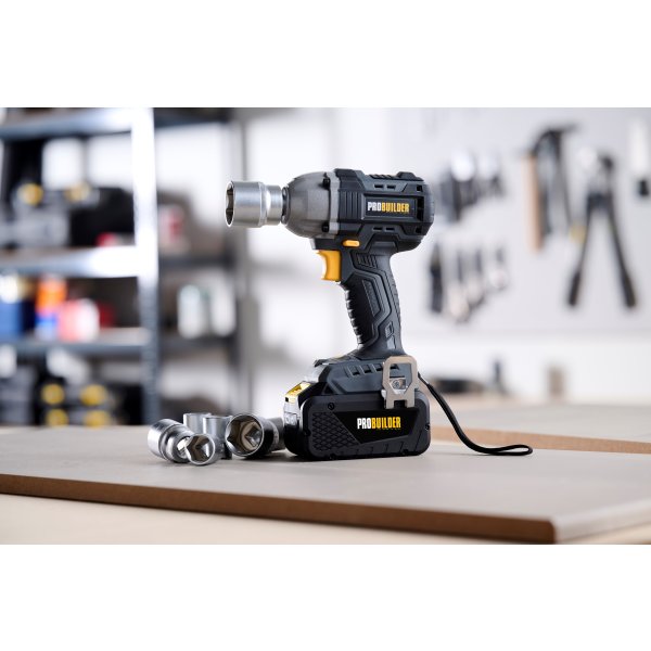 Probuilder kolborstfri Hjulmutterdragare 18V/500Nm