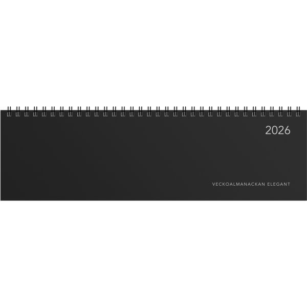 Burde 2026 Kalender, Veckoalmanackan Elegant