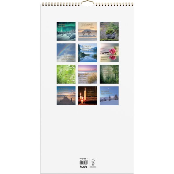 Burde 2026 Väggkalender, Dream & Do