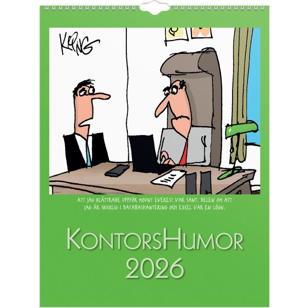 Burde 2026 Väggkalender, Kontorshumor