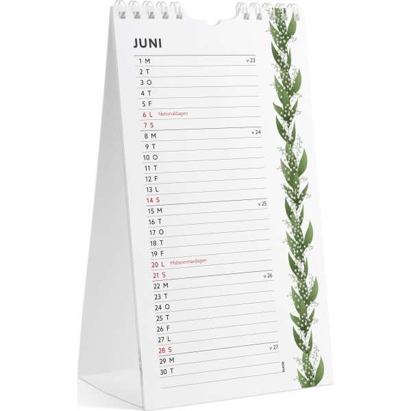 Burde 2026 Kalender, Mini Duo