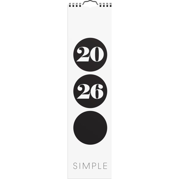 Burde 2026 Väggkalender, Simple