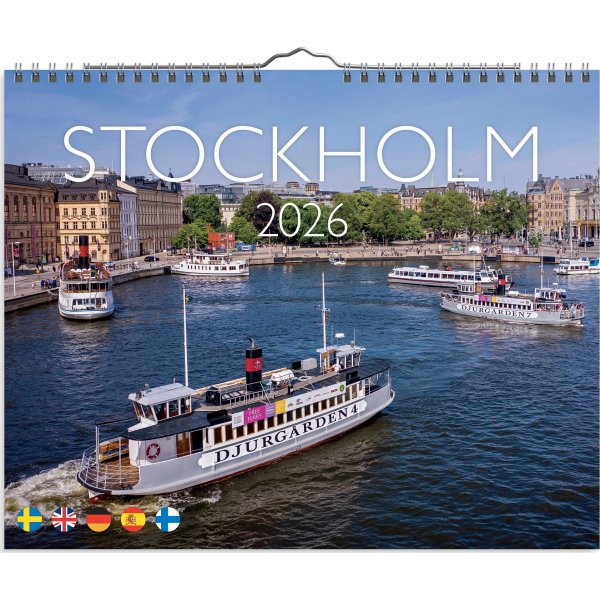 Burde 2026 Väggkalender, Stockholm