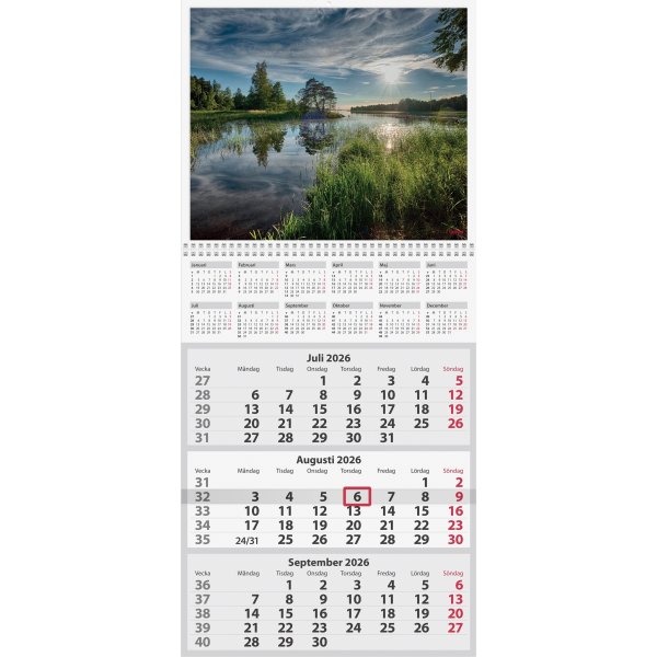 Burde 2026 Väggkalender, Trebello