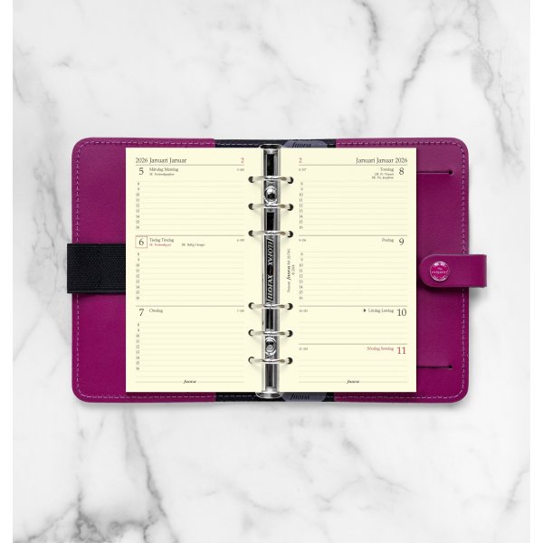 Filofax 2026 Refill | Personal | Årspaket