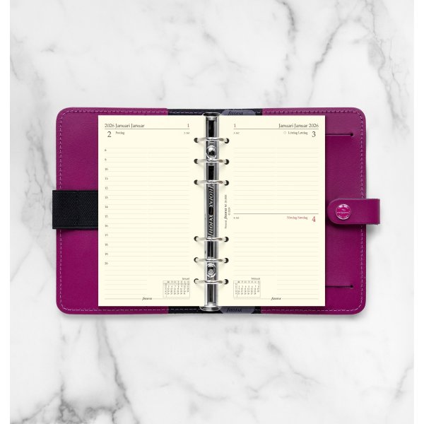 Filofax 2026 Påfyllnad | Personal | Dag