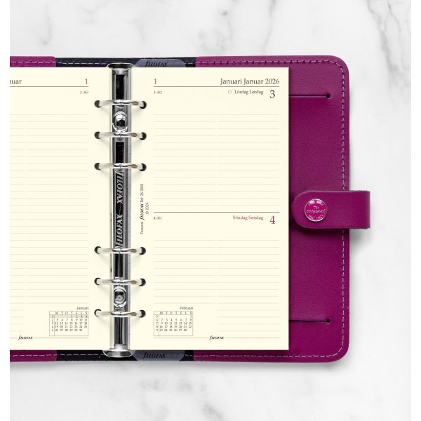 Filofax 2026 Påfyllnad | Personal | Dag
