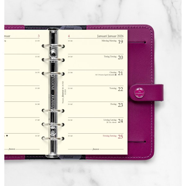 Filofax 2026 Refill | Personal | Vecka
