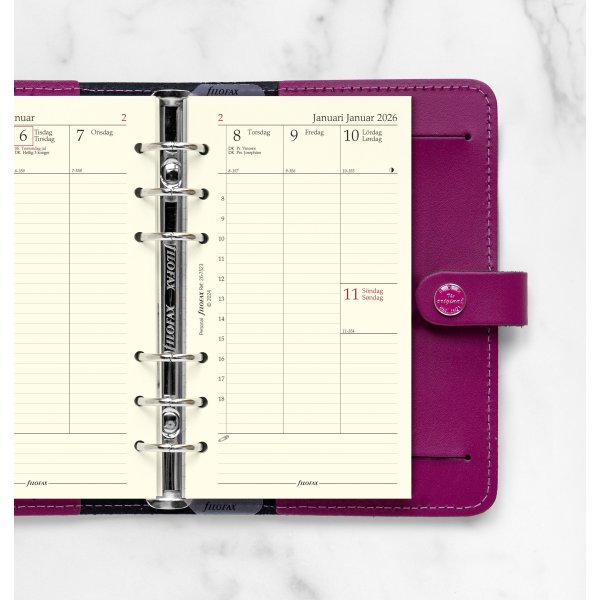 Filofax 2026 Refill | Personal | Vecka | Högformat