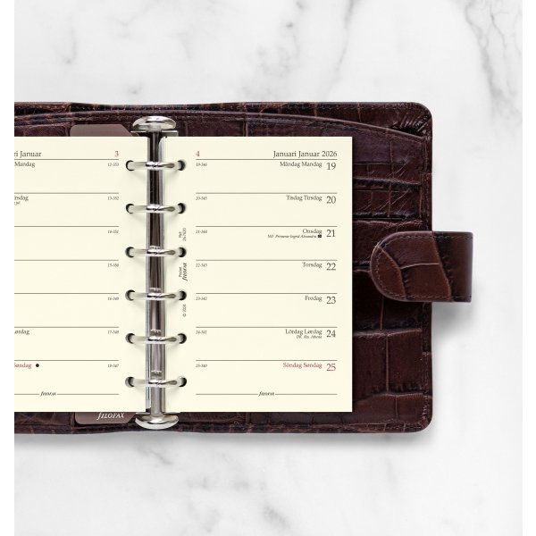 Filofax 2026 Refill | Pocket | Vecka