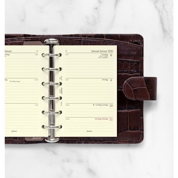Filofax 2026 Refill | Pocket | Vecka per uppslag