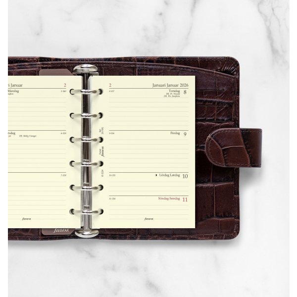Filofax 2026 Refill | Pocket | Årspaket
