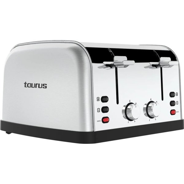 Taurus Brödrost Vintage Four 4 Skivor, stål